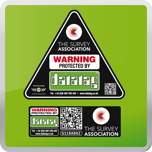 Datatag Survey Equipment Security and Registration Theft Deterrent System