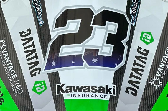 Datatag ID Sponsors Lee Hardy Racing at the North West 200 with Rider Davo Johnson